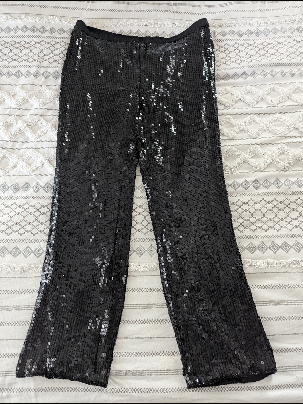 SweetLo Sequined Silk Pants